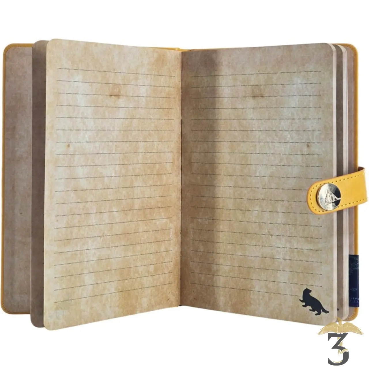 Carnet premium à fermoir poufsouffle - Les Trois Reliques, magasin Harry Potter - Photo N°2