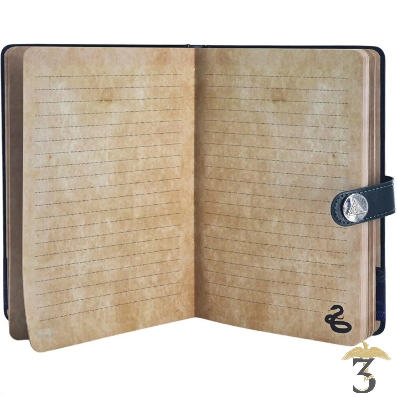 Carnet premium à fermoir serpentard - Les Trois Reliques, magasin Harry Potter - Photo N°2