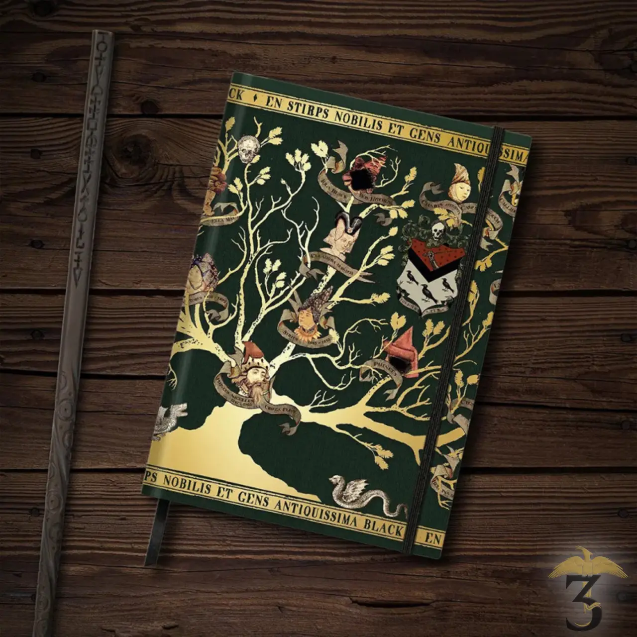 Carnet rigide famille black – harry potter - Les Trois Reliques, magasin Harry Potter - Photo N°2