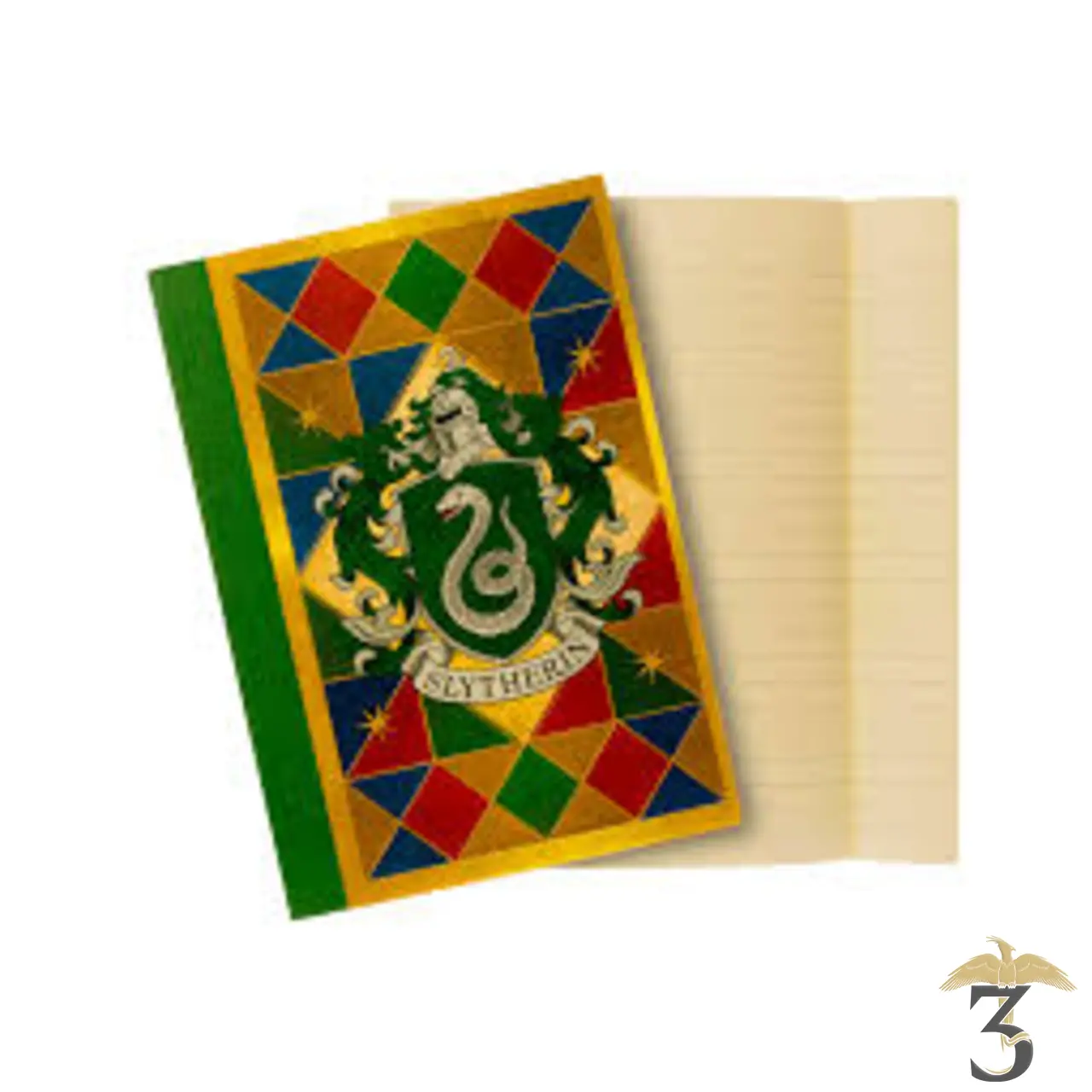 Carnet serpentard minalima - Les Trois Reliques, magasin Harry Potter - Photo N°2