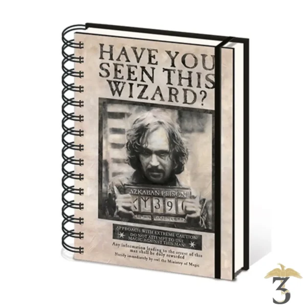 CARNET SIRIUS SPIRAL - Les Trois Reliques, magasin Harry Potter - Photo N°1