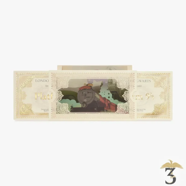 Carte 3d – billet poudlard express – minalima - Les Trois Reliques, magasin Harry Potter - Photo N°1