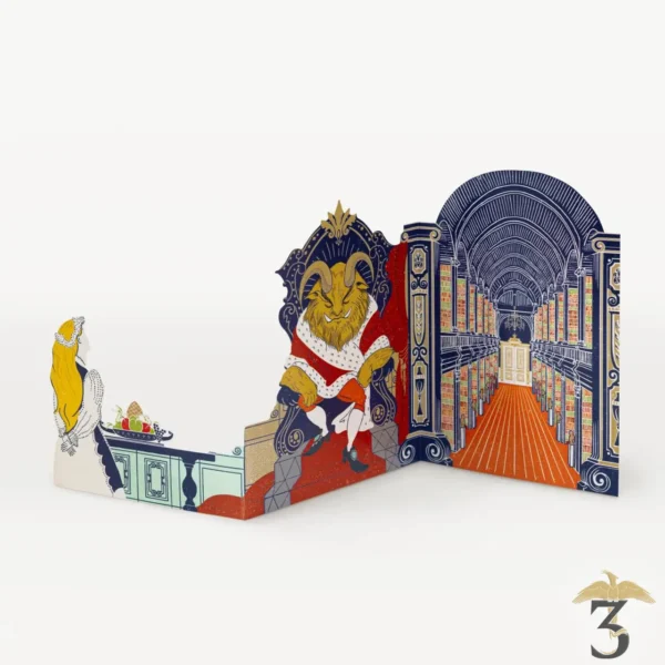 Carte 3d la belle et la bête minalima - Les Trois Reliques, magasin Harry Potter - Photo N°1