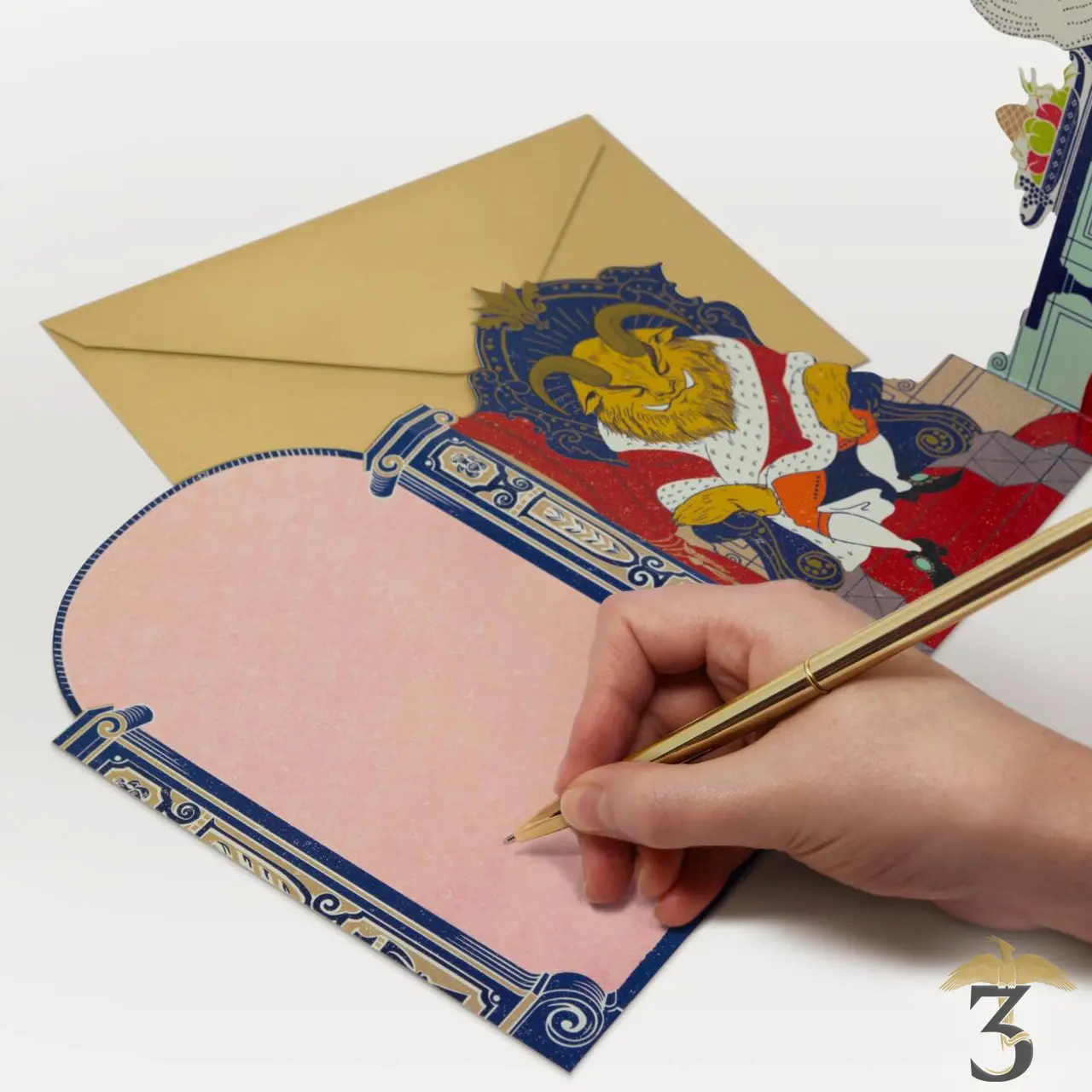 Carte 3d la belle et la bête minalima - Les Trois Reliques, magasin Harry Potter - Photo N°4