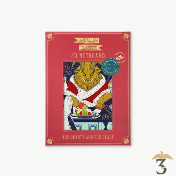 Carte 3d la belle et la bête minalima - Les Trois Reliques, magasin Harry Potter - Photo N°5