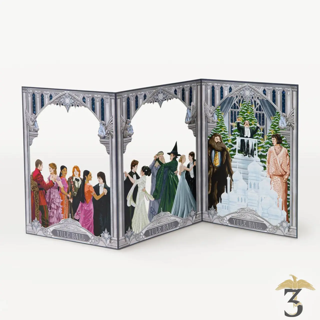 Carte 3d la valise des champions – minalima - Les Trois Reliques, magasin Harry Potter - Photo N°1