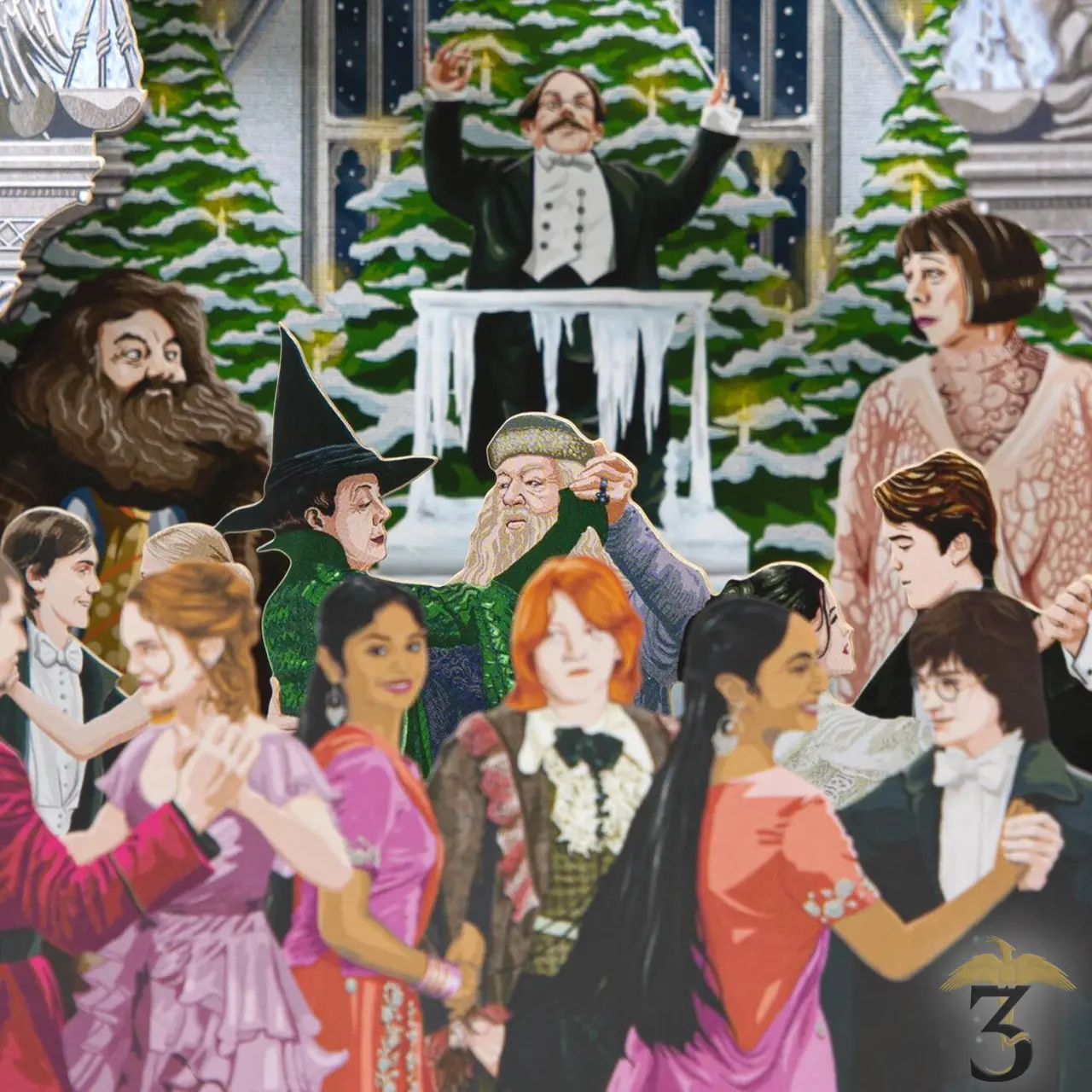 Carte 3d la valise des champions – minalima - Les Trois Reliques, magasin Harry Potter - Photo N°4