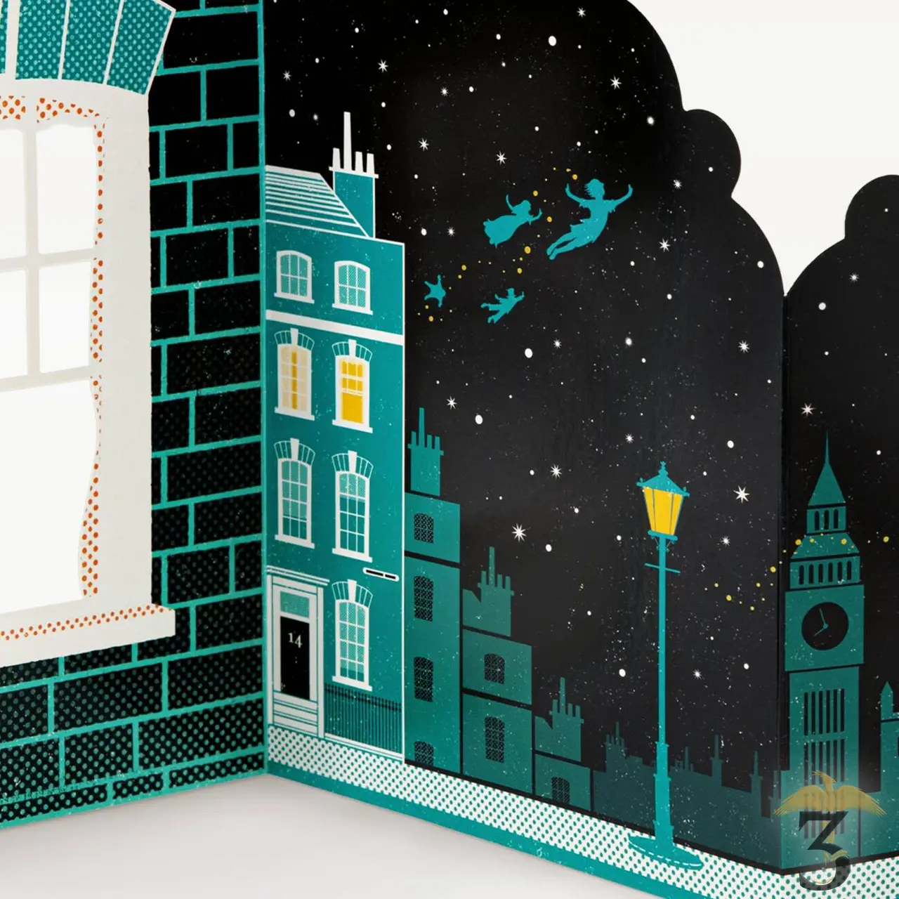 Carte 3d peter pan minalima - Les Trois Reliques, magasin Harry Potter - Photo N°2