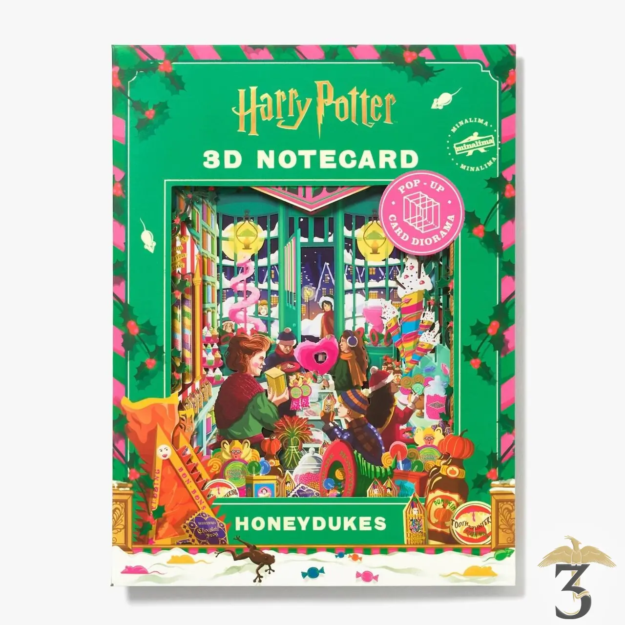 Carte de voeux 3d honeydukes en vente au magasin Harry Potter Les Trois Reliques, photo N°5