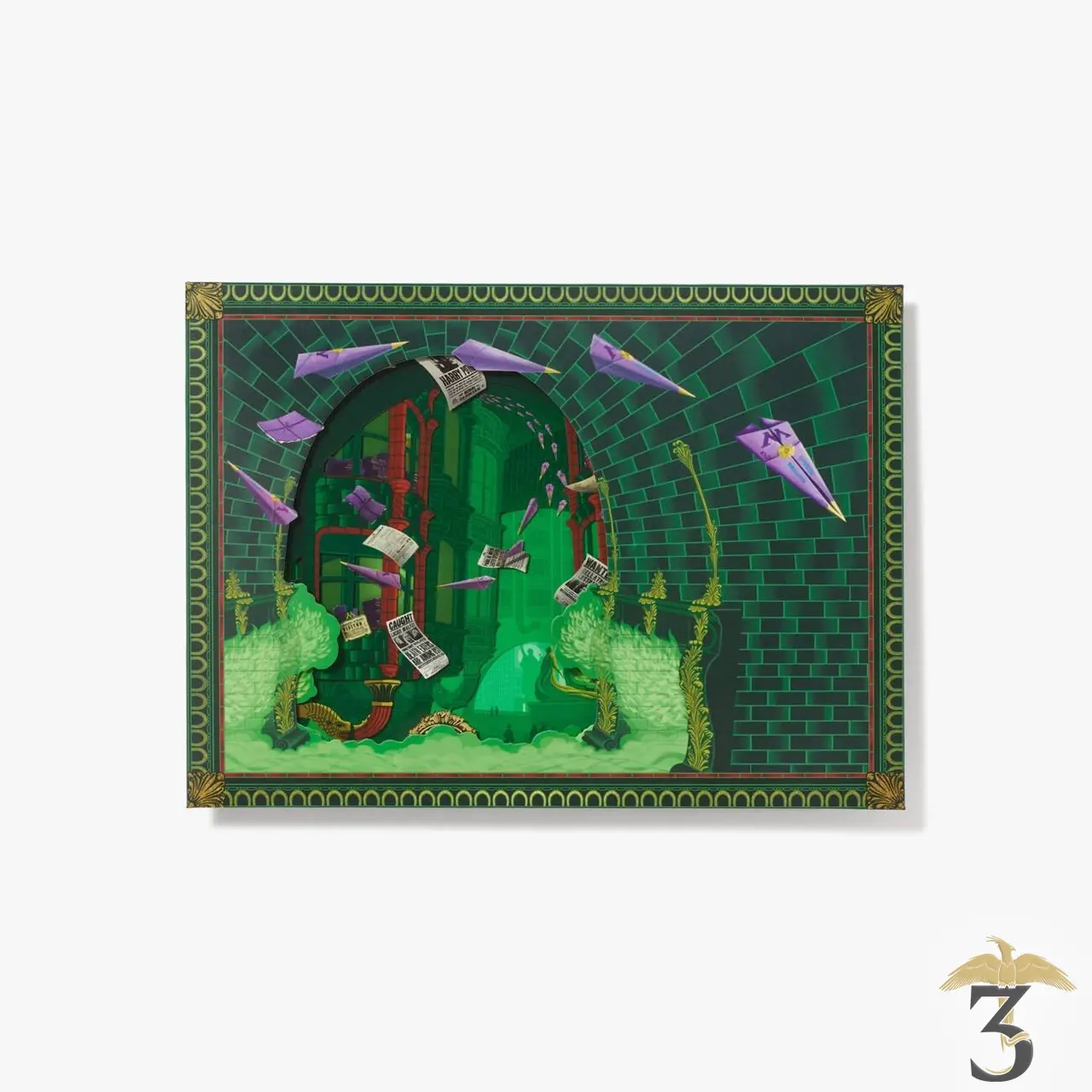 Carte de voeux 3d ministère de la magie minalima - Les Trois Reliques, magasin Harry Potter - Photo N°1