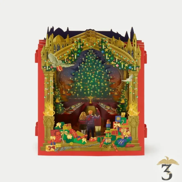 Carte de voeux 3d : un noël magique – minalima – harry potter - Les Trois Reliques, magasin Harry Potter - Photo N°2