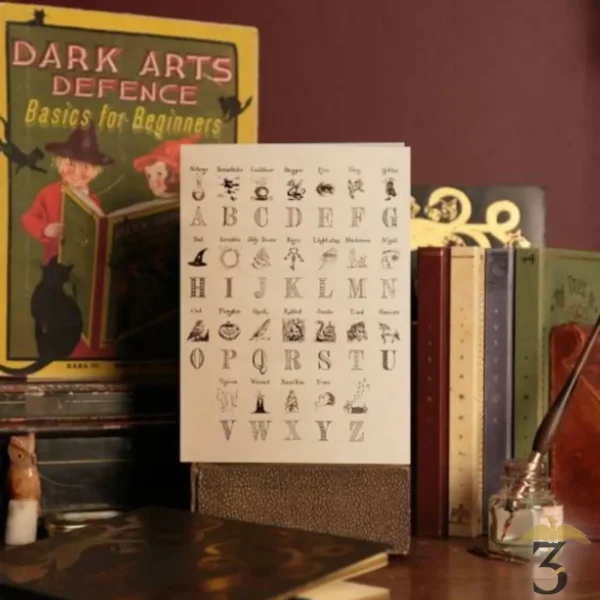 Carte de voeux - L'Alphabet de Harry - Les Trois Reliques, magasin Harry Potter - Photo N°4