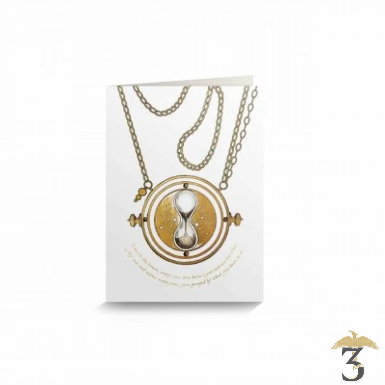 Carte de voeux - Le Retourneur de Temps - Les Trois Reliques, magasin Harry Potter - Photo N°2