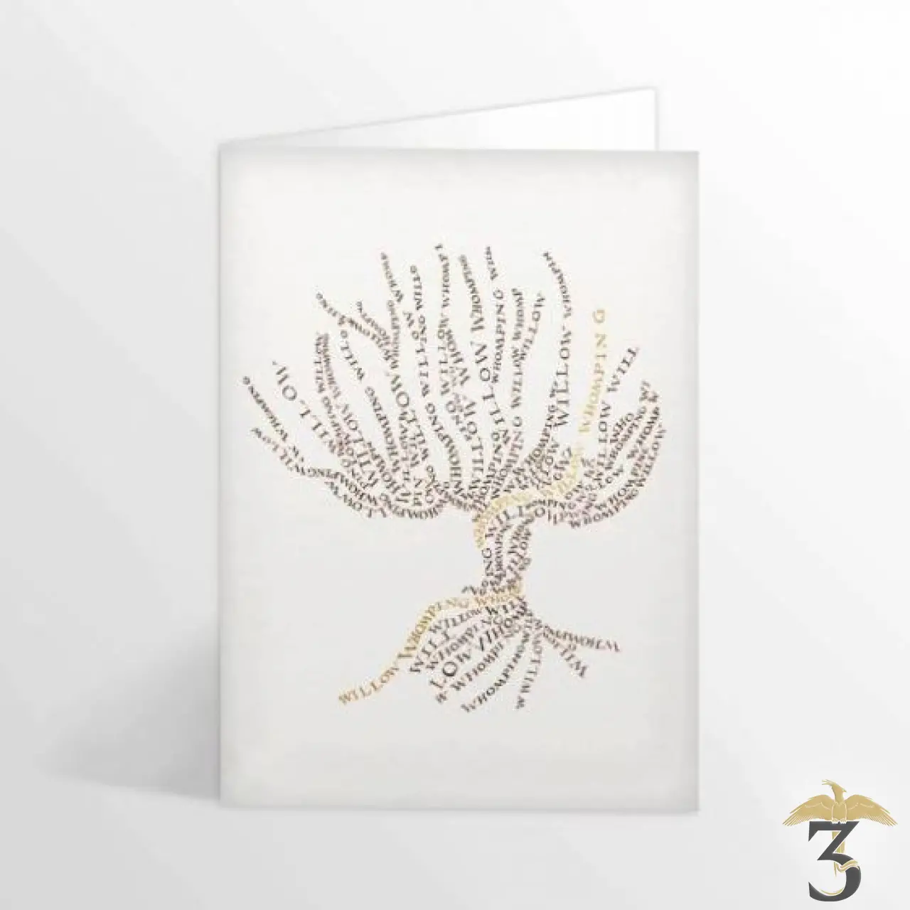 Carte de voeux - Le Saule Cogneur - Les Trois Reliques, magasin Harry Potter - Photo N°1