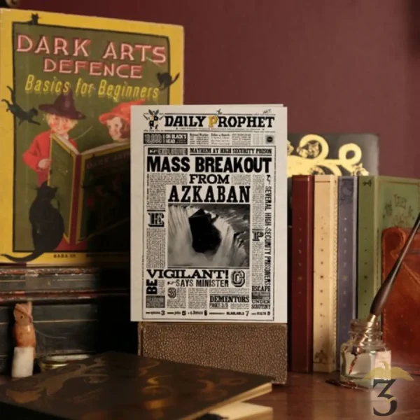 Carte de voeux lenticulaire - Évasion Massive d'Azkaban - Les Trois Reliques, magasin Harry Potter - Photo N°3