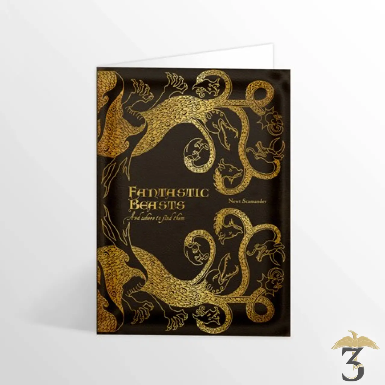 Carte de voeux - Les Animaux Fantastiques - Les Trois Reliques, magasin Harry Potter - Photo N°1