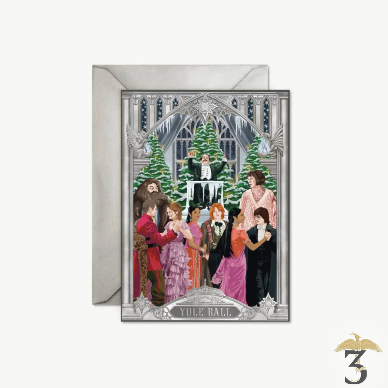 Carte de voeux minalima la valse des champions - Les Trois Reliques, magasin Harry Potter - Photo N°1