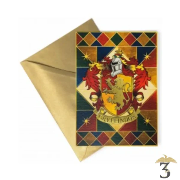 CARTE GRYFFONDOR CREST MINALIMA - Les Trois Reliques, magasin Harry Potter - Photo N°2