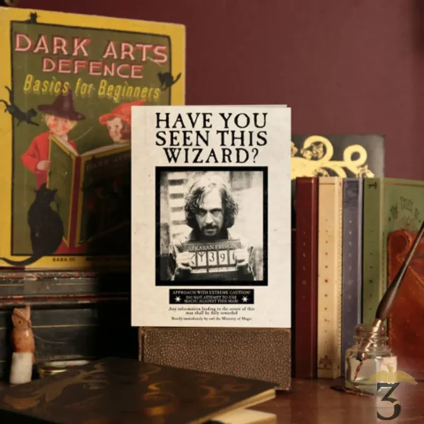 CARTE LENTICULAIRE SIRIUS BLACK - Les Trois Reliques, magasin Harry Potter - Photo N°2