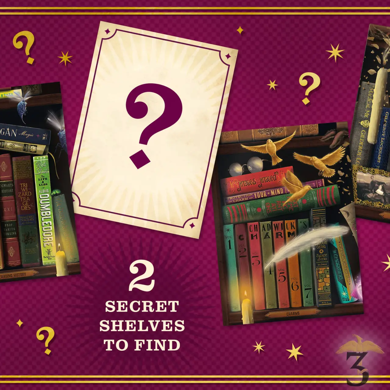 Carte postale mystère série 3 – minalima - Les Trois Reliques, magasin Harry Potter - Photo N°3