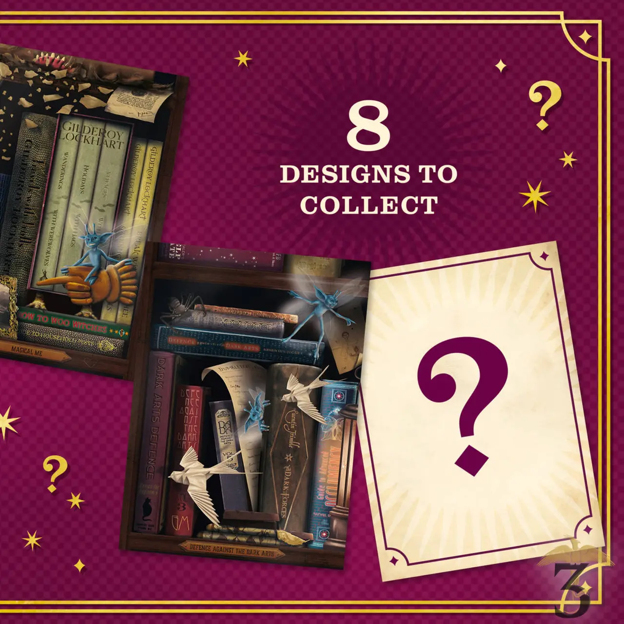 Carte postale mystère série 3 – minalima - Les Trois Reliques, magasin Harry Potter - Photo N°4