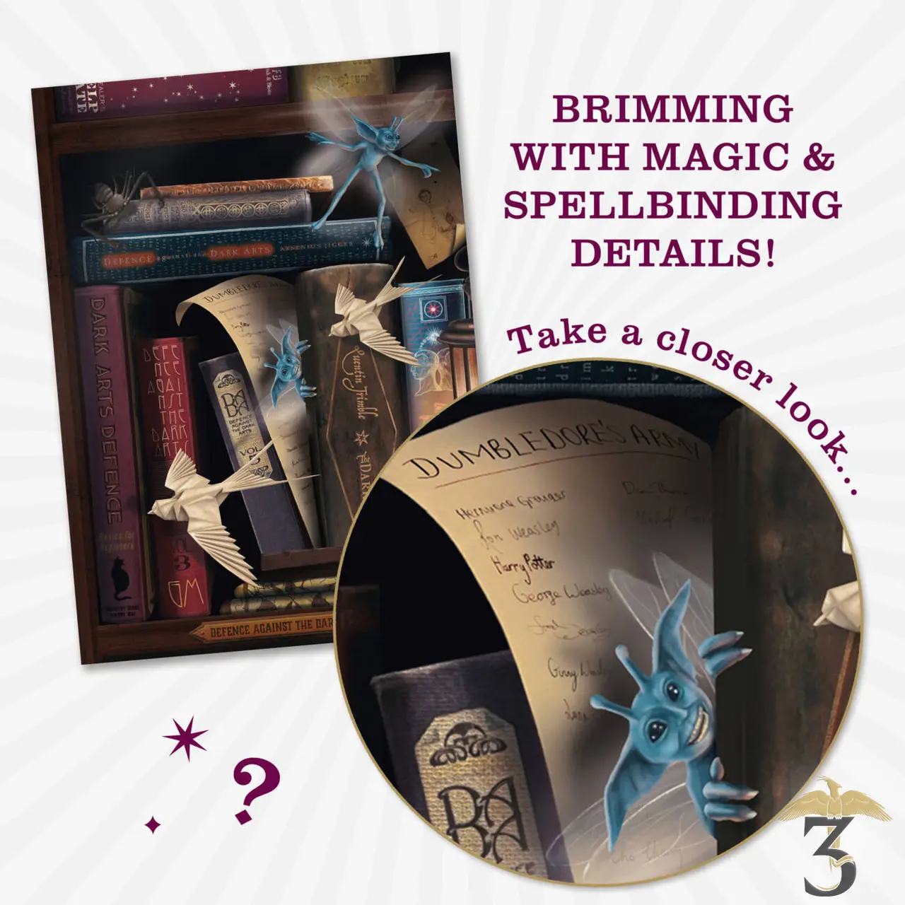 Carte postale mystère série 3 – minalima - Les Trois Reliques, magasin Harry Potter - Photo N°8