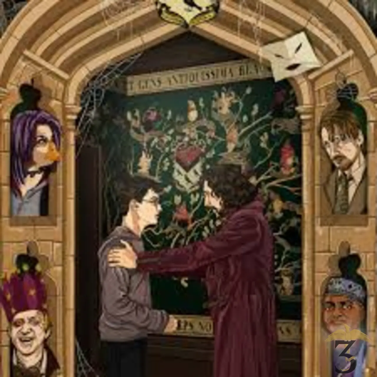 Carte postale ´´we´ve all got both light and dark inside us´´ – minalima - Les Trois Reliques, magasin Harry Potter - Photo N°4
