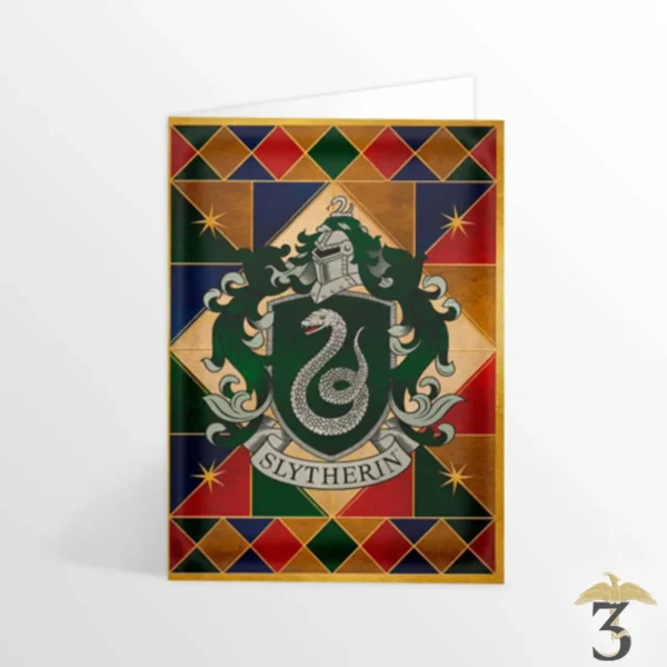 CARTE SERPENTARD CREST MINALIMA - Les Trois Reliques, magasin Harry Potter - Photo N°1