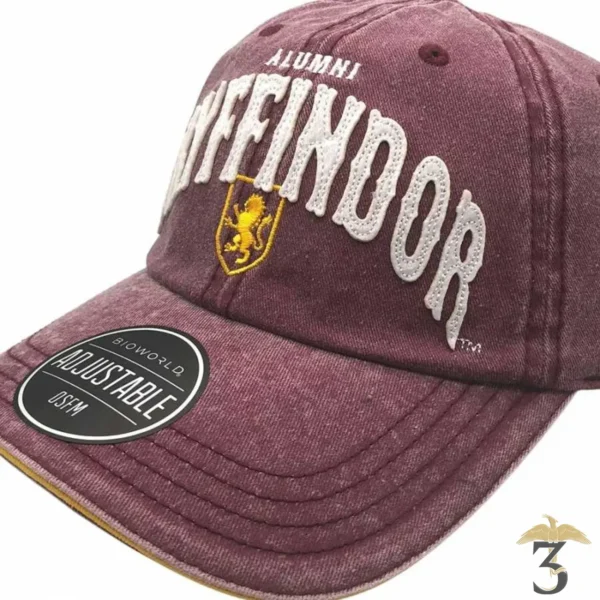 CASQUETTE ALUMNI GRYFFONDOR - Les Trois Reliques, magasin Harry Potter - Photo N°2