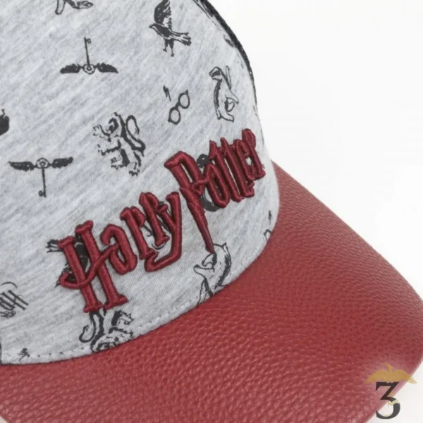 CASQUETTE KIDS GRIS / BORDEAU - Les Trois Reliques, magasin Harry Potter - Photo N°2