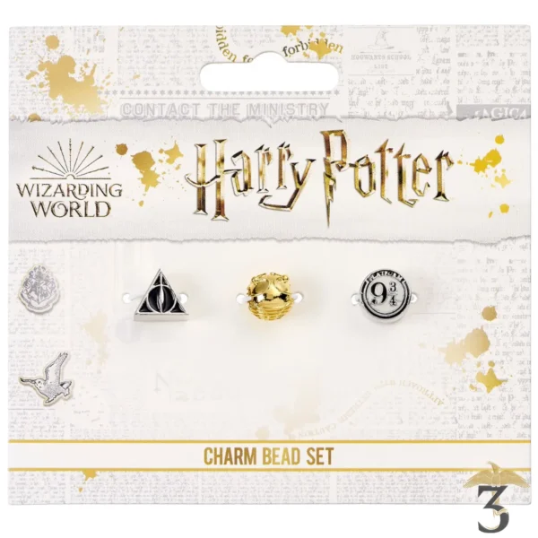 CHARM 3 PERLES – RELIQUES/VIF DOR/VOIES - Les Trois Reliques, magasin Harry Potter - Photo N°3