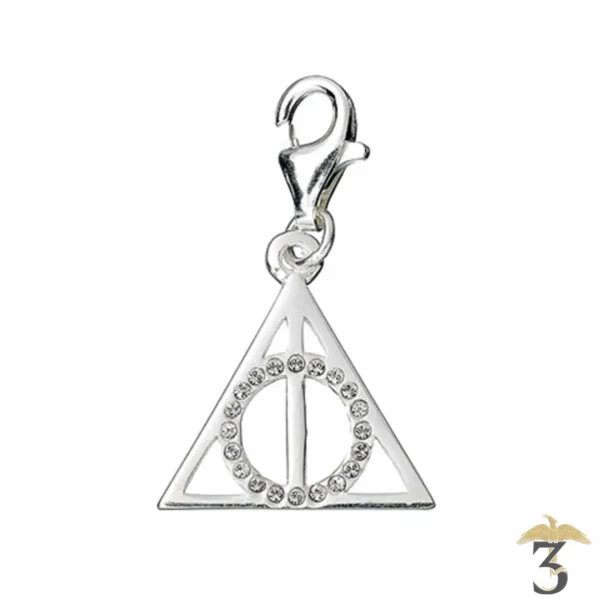 CHARM A CLIP RELIQUE DE LA MORT AVEC CRISTAUX - Les Trois Reliques, magasin Harry Potter - Photo N°1