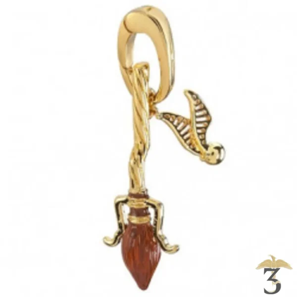 CHARM LUMOS – BALAI ECLAIR DE FEU N14 - Les Trois Reliques, magasin Harry Potter - Photo N°1