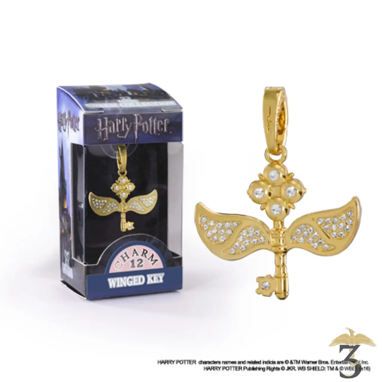 Charm lumos cle volante n°12 - Les Trois Reliques, magasin Harry Potter - Photo N°2