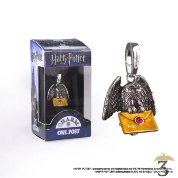 CHARM LUMOS – HIBOUX POSTAL N5 - Les Trois Reliques, magasin Harry Potter - Photo N°2