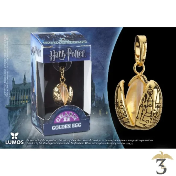 Charm Lumos L'oeuf d'or - Les Trois Reliques, magasin Harry Potter - Photo N°1