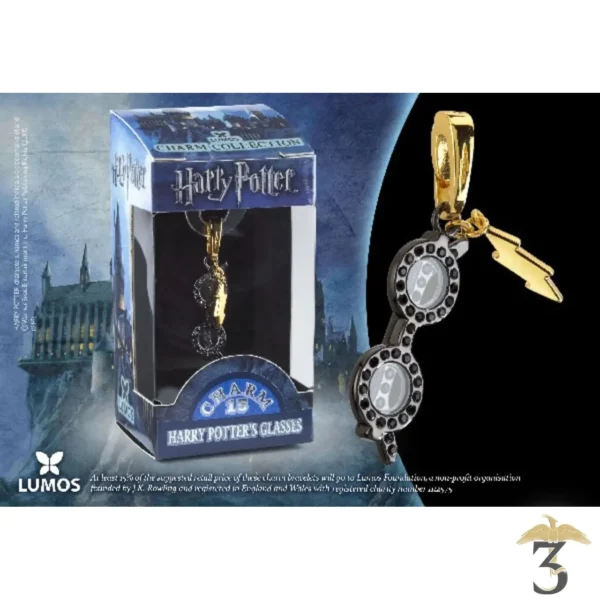 Charm Lumos Lunettes Harry - Les Trois Reliques, magasin Harry Potter - Photo N°1