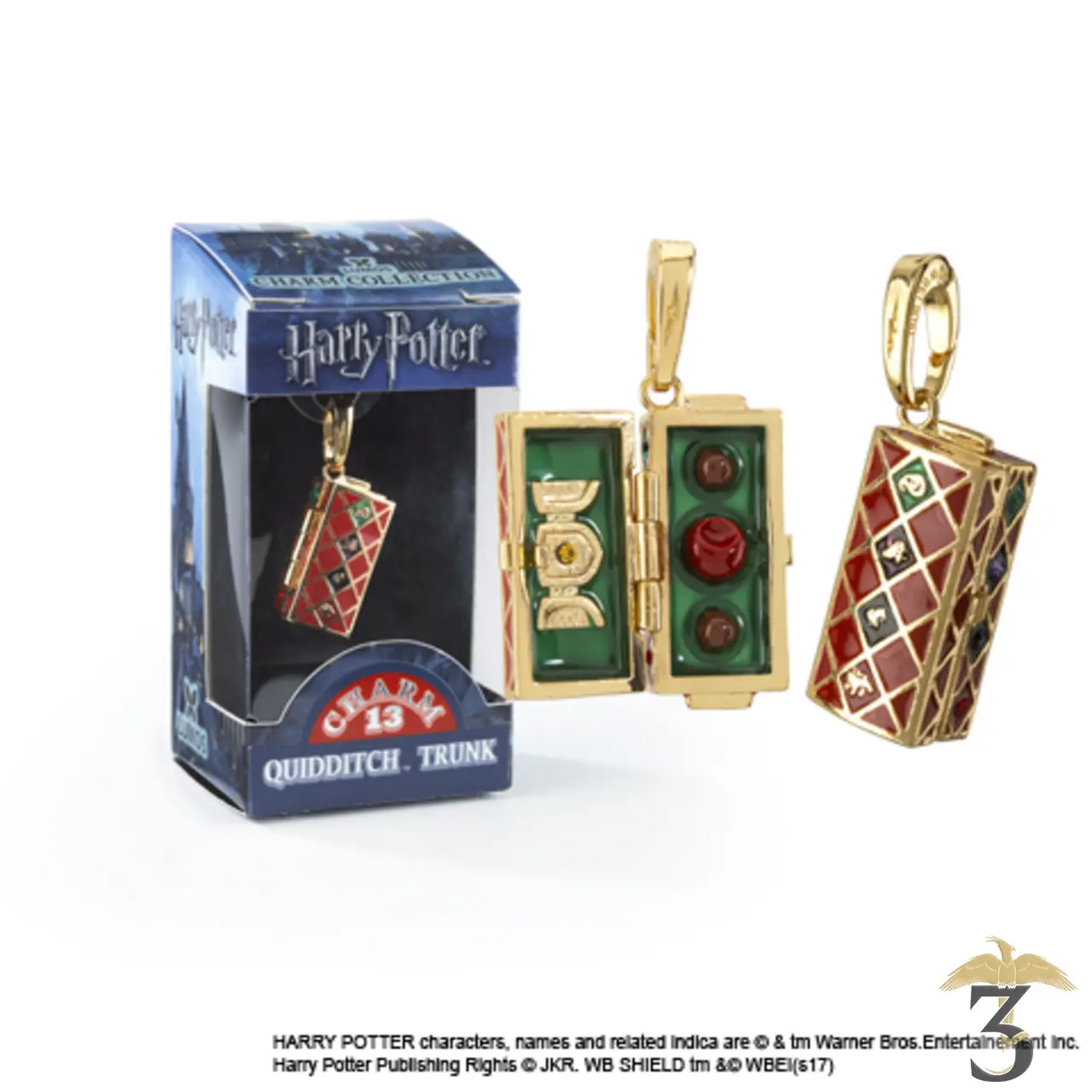 Charm lumos malle de quidditch n°13 - Les Trois Reliques, magasin Harry Potter - Photo N°2