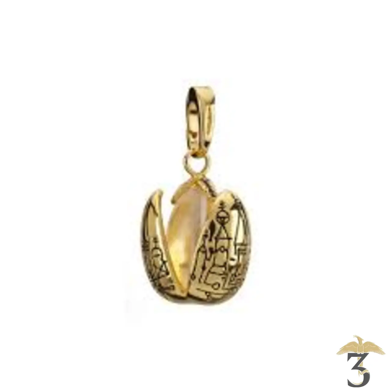 Charm lumos oeuf d´or n°17 - Les Trois Reliques, magasin Harry Potter - Photo N°1