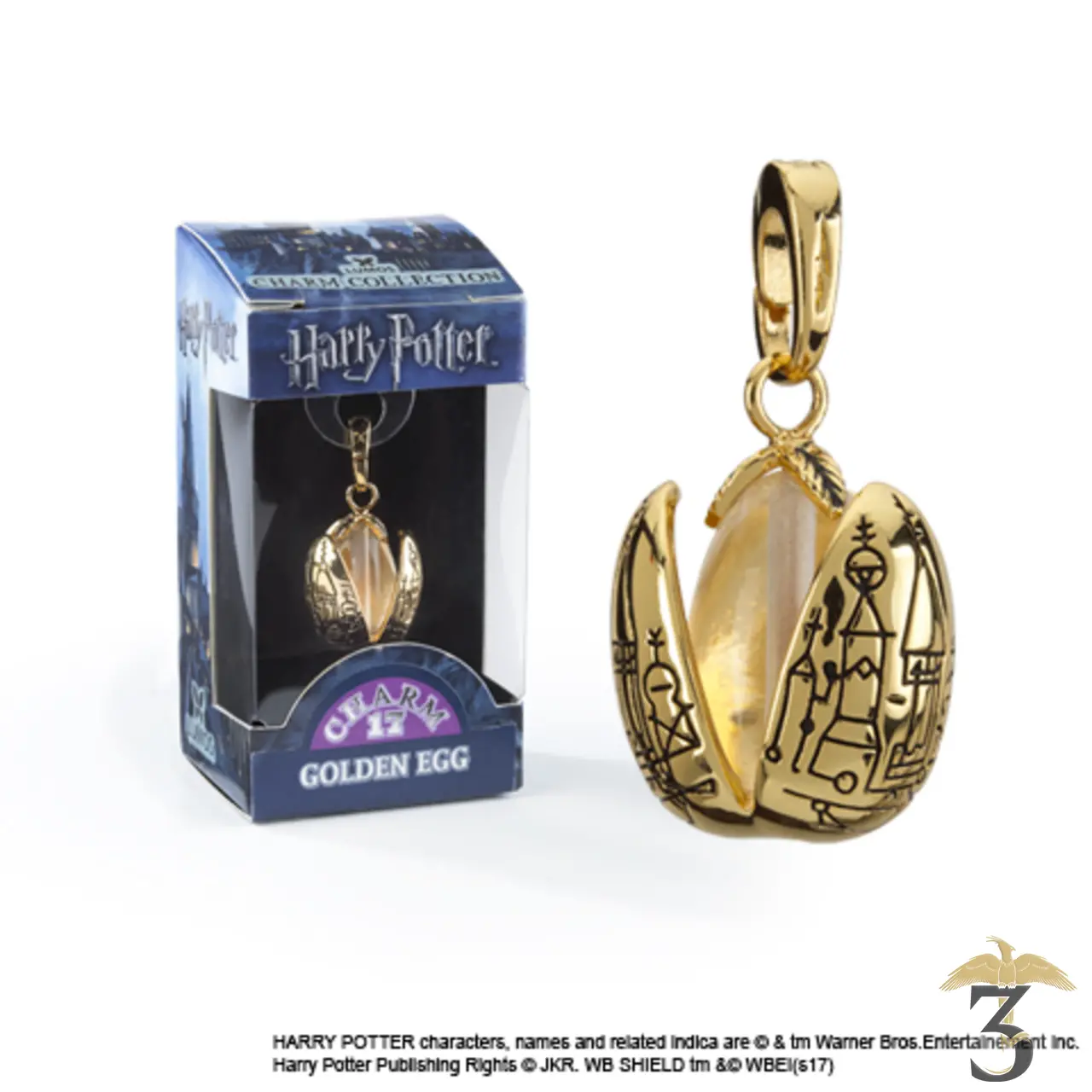 Charm lumos oeuf d´or n°17 - Les Trois Reliques, magasin Harry Potter - Photo N°2