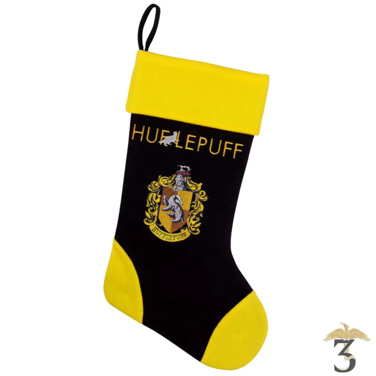 Chaussette de noël poufsouffle - Les Trois Reliques, magasin Harry Potter - Photo N°1