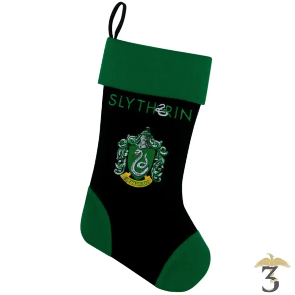 Chaussette de noël serpentard - Les Trois Reliques, magasin Harry Potter - Photo N°1
