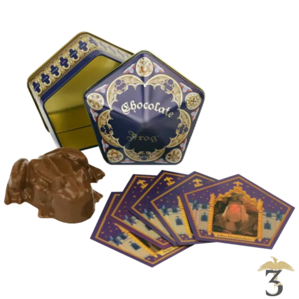 Chocolate frog souvenir tin - Les Trois Reliques, magasin Harry Potter - Photo N°1