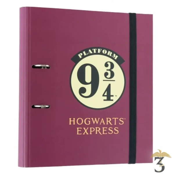 Classeur 2 anneaux 9 3/4- harry potter - Les Trois Reliques, magasin Harry Potter - Photo N°1
