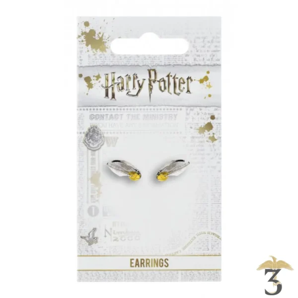 Clous d'oreilles Vif d'Or - Harry Potter - Les Trois Reliques, magasin Harry Potter - Photo N°2