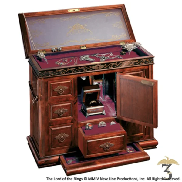 Coffre au trésor de la terre du milieu – seigneur des anneaux - Les Trois Reliques, magasin Harry Potter - Photo N°1