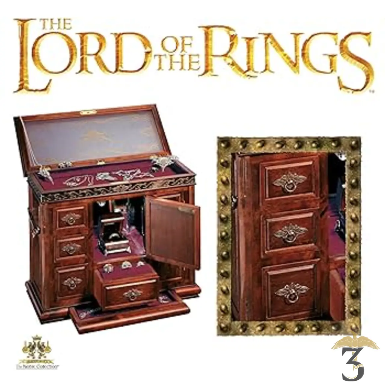 Coffre au trésor de la terre du milieu – seigneur des anneaux - Les Trois Reliques, magasin Harry Potter - Photo N°3
