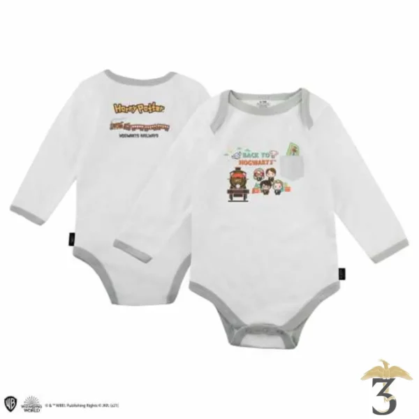 Coffret bébé hogwarts is my home body + bavoir 12/18 mois - Les Trois Reliques, magasin Harry Potter - Photo N°1