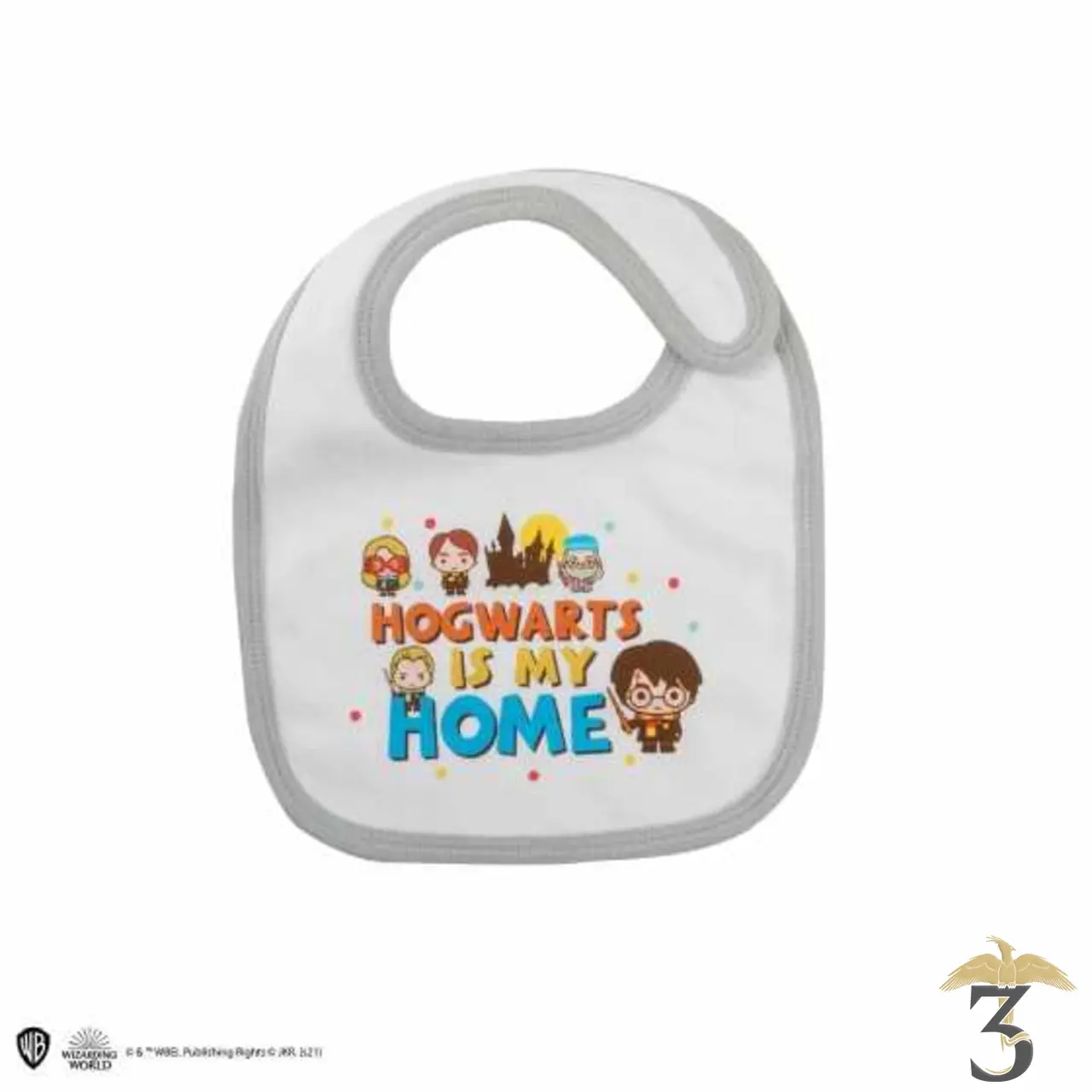 Coffret bébé hogwarts is my home body + bavoir 12/18 mois - Les Trois Reliques, magasin Harry Potter - Photo N°2