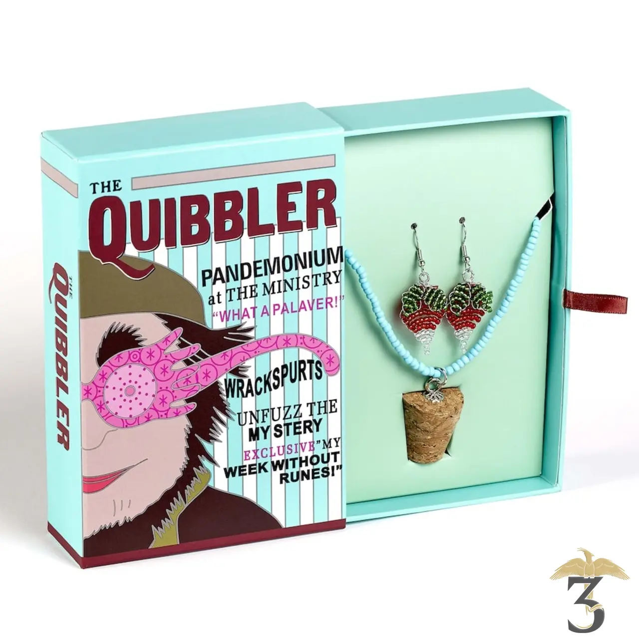 Coffret bijoux luna lovegood – harry potter - Les Trois Reliques, magasin Harry Potter - Photo N°1